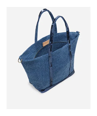 Vanessa Bruno Double Handle Shoulder Bag In Blue