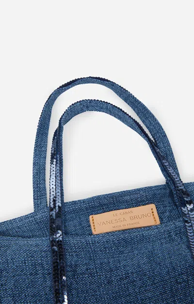 Vanessa Bruno Double Handle Shoulder Bag In Blue