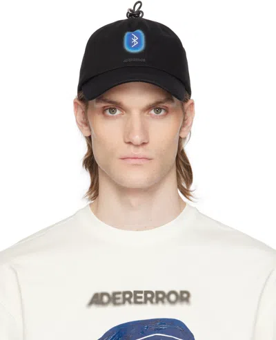Ader Error 'blue Net' Cap In Black