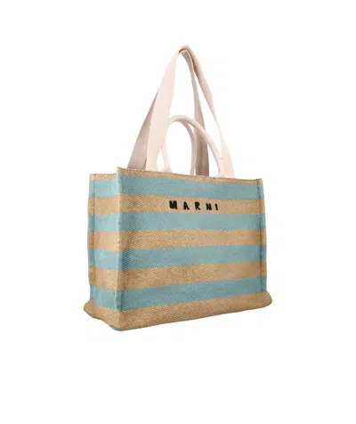 Marni Medium Tote Bag In Nude