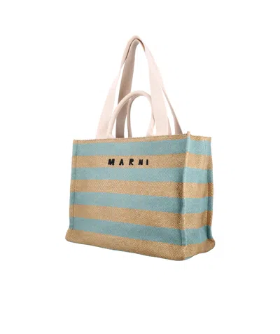 Marni Medium Tote Bag In Nude