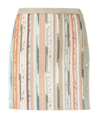 Missoni Women's Striped Mini Skirt In Multi