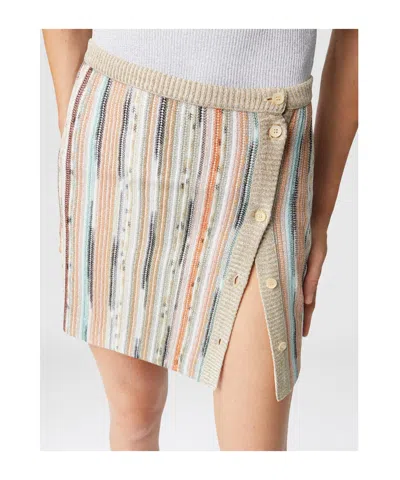 Missoni Women's Striped Mini Skirt In Multi
