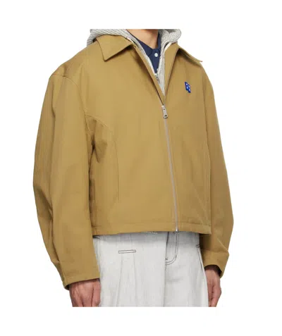 Ader Error Brown Trs Tag Jacket In Beige