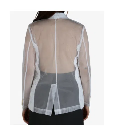 Comme Des Garçons Blazer In White