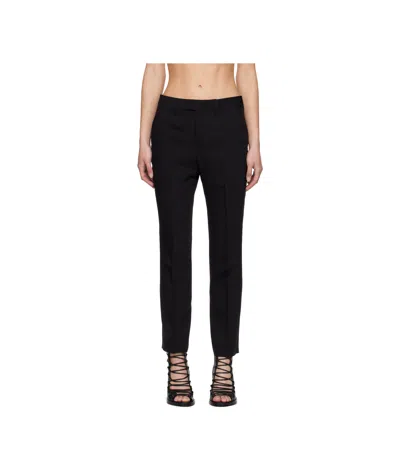Ann Demeulemeester Belt Loop Casual Pants In Black