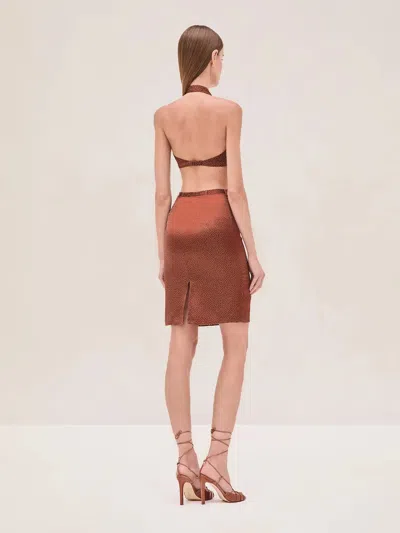 Alexis Lotte Top In Sienna Dot