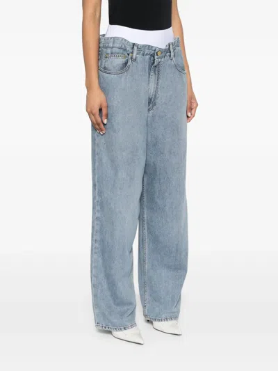 Darkpark Blue Denim Jeans In Blau
