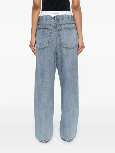 Darkpark Blue Denim Jeans In Blau