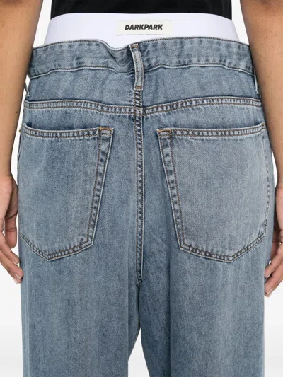 Darkpark Blue Denim Jeans In Blau