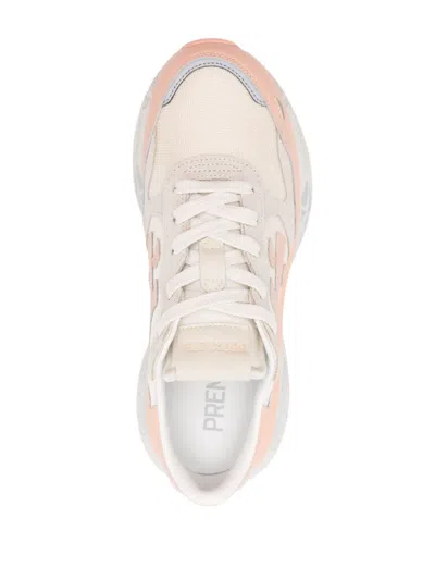 Premiata Sneakers Pink & Purple In Nude