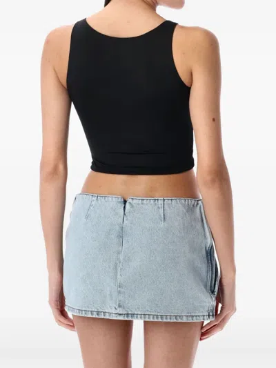 Magda Butrym Women's Top With Flower Top In Schwarz