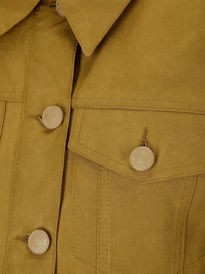 Cecilie Bahnsen Gracie Jacket Ripstop Cotton Ochre