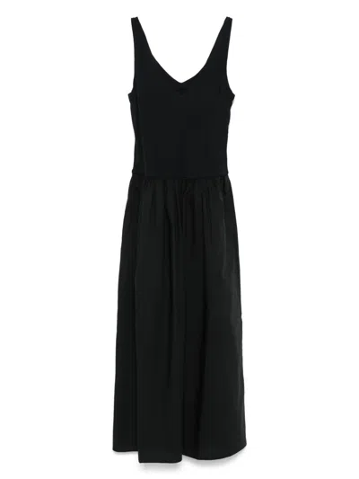 Rails Franca Sleeveless Drop-waist Midi Dress In Schwarz