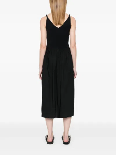 Rails Franca Sleeveless Drop-waist Midi Dress In Schwarz