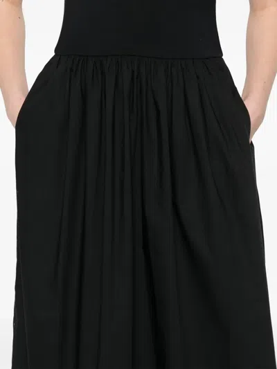 Rails Franca Sleeveless Drop-waist Midi Dress In Schwarz