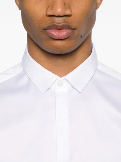 Emporio Armani Shirt Linen Collar Button-down In White