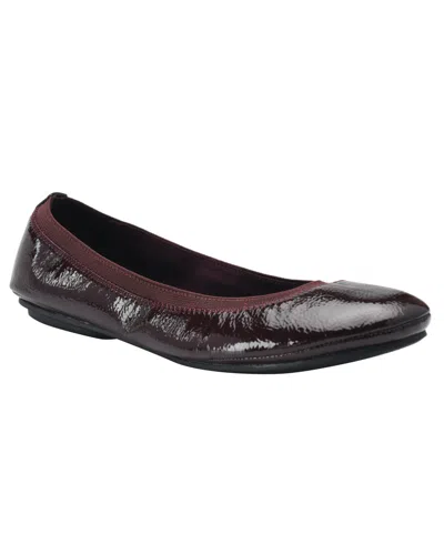 Bandolino Edition Ballet Flat In Plum Patent
