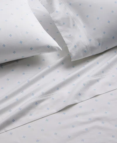 Charter Club Foulard Dot Printed 550-thread Count 4-pc. Sheet Set, Queen, Exclusively At Macy's In Horizon