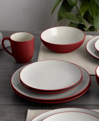 Noritake Colorwave Coupe 16 Pc. Dinnerware Set, Service For 4 In Raspberry