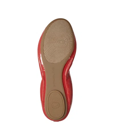 Bandolino Edition Ballet Flat In Red Patent