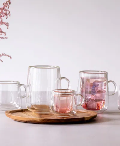 Villeroy & Boch Artesano Hot Cold Beverages Large Insulated Latte Glass, Set Of 2 In Clear