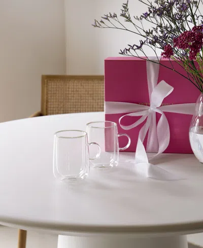 Villeroy & Boch Artesano Hot Cold Beverages Large Insulated Latte Glass, Set Of 2 In Clear