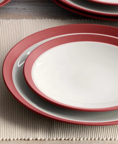 Noritake Colorwave Curve 16 Pc. Dinnerware Set, Service For 4 In Raspberry