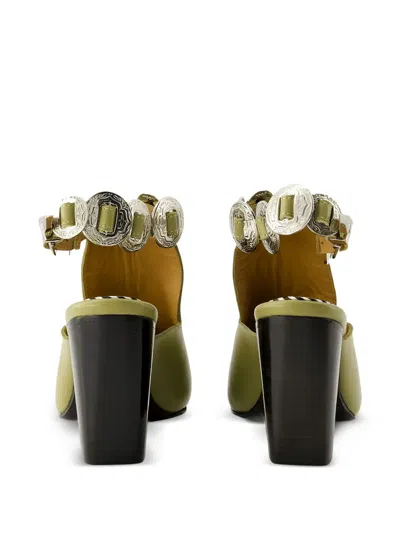 Toga Pulla Ornamental Buckle Boot In Grün