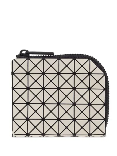 Bao Bao Issey Miyake Geometric Panelled Wallet With Light Accents In Gray