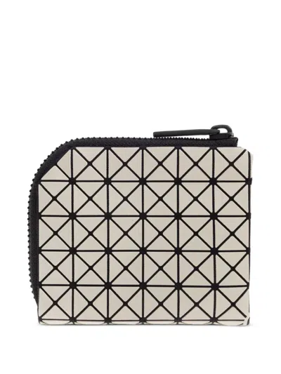 Bao Bao Issey Miyake Geometric Panelled Wallet With Light Accents In Gray