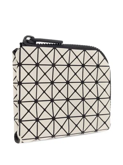 Bao Bao Issey Miyake Geometric Panelled Wallet With Light Accents In Gray