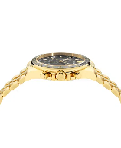 Versace Greca Chrono Wave Chronograph Watch, 43mm In Gold