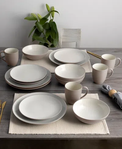 Noritake Colorwave Coupe 16 Pc. Dinnerware Set, Service For 4 In Sand
