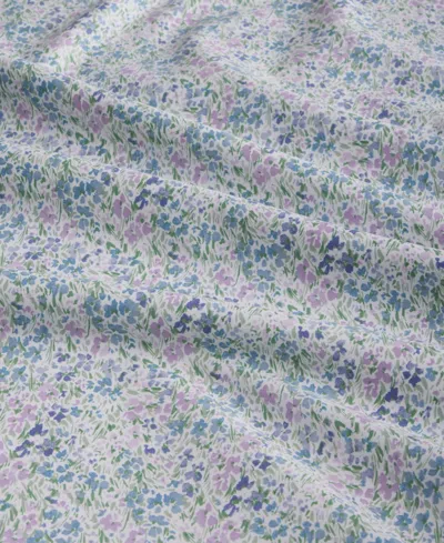 Charter Club Ditsy Floral Printed 550-thread Count 4-pc. Sheet Set, Full, Exclusively At Macy's In Blue