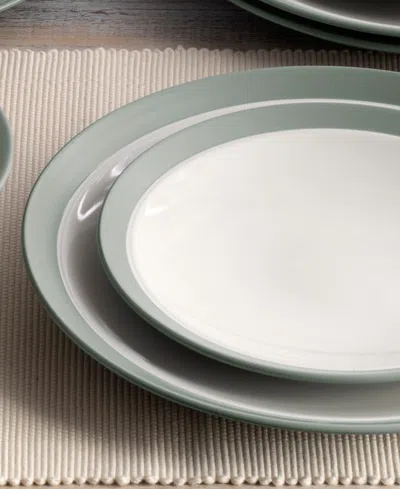 Noritake Colorwave Curve 16 Pc. Dinnerware Set, Service For 4 In Green