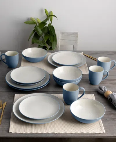 Noritake Colorwave Coupe 16 Pc. Dinnerware Set, Service For 4 In Ice