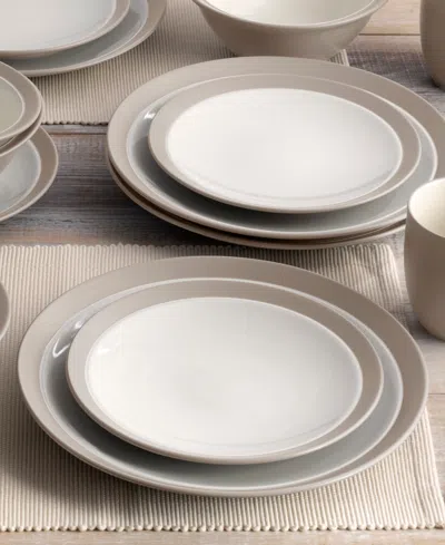 Noritake Colorwave Curve 16 Pc. Dinnerware Set, Service For 4 In Sand ...