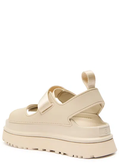 Ugg 44mm Golden Glow Tpu Sandals In Beige