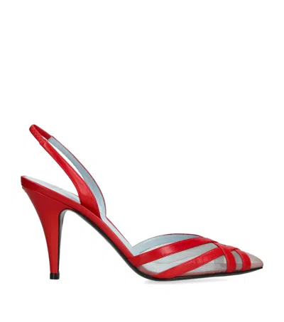 Valentino Garavani Impudance Slingback Neckline In Red