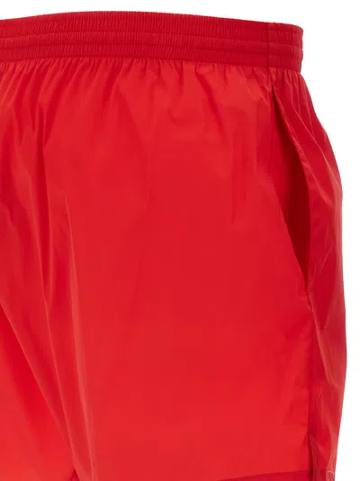Dsquared2 Swim Trunks Mid-length Elastic Waistband In Red