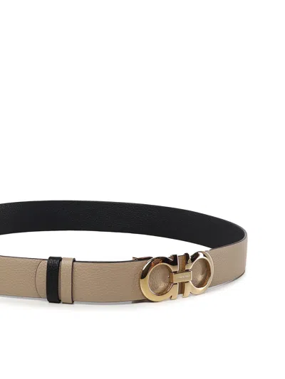 Ferragamo Gancini Reversible And Adjustable Belt