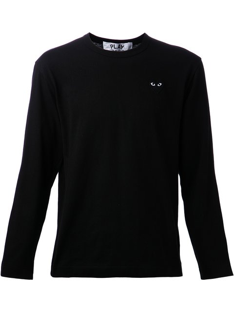 cdg black long sleeve