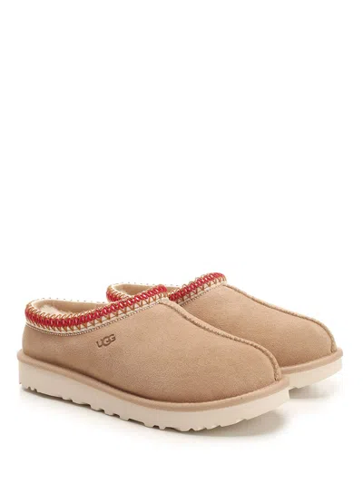 Ugg 31mm Tasman Shearling Loafers In Beige