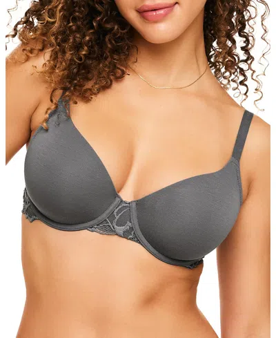Adore Me Teagan Contour Full Coverage Bra In Dark Grey