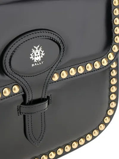 Bally Flip Shoulder Bag In Black