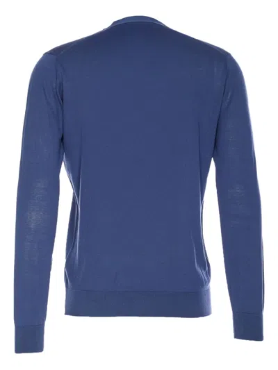 Paolo Pecora Crewneck Sweater In Blue