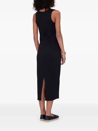 Anine Bing Alessia Tank Midi Dress In Black