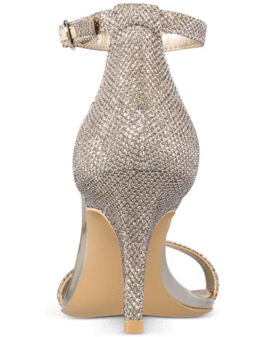 Bandolino Women's Madia Stiletto Sandals In Gold,silver Glam