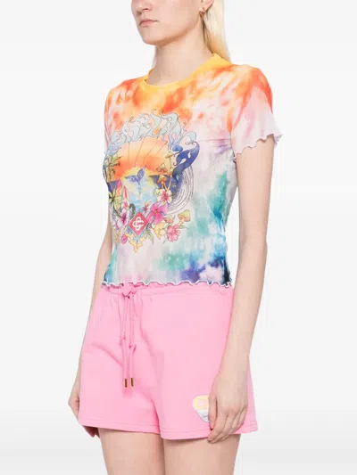 Casablanca Lettuce Surf Trip Tie Dye T-shirt In Multicolor